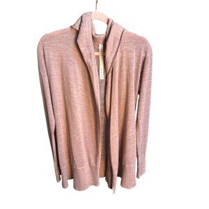 Lululemon Calm and Collected Wrap Womens Size M Heathered Vintage Mauve EUC